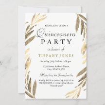 Invitación de Fiesta Quinceanera