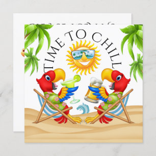 Invitación de fiesta TIME