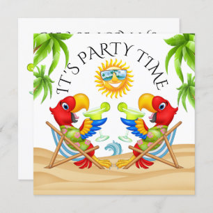 Invitación de fiesta TIME