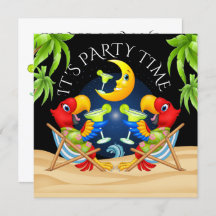 Invitación de fiesta TIME