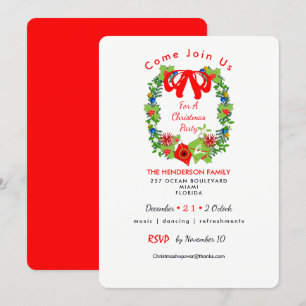 Invitación de Fiesta tradicional de navidades