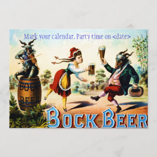 Invitación de Fiesta Vintage