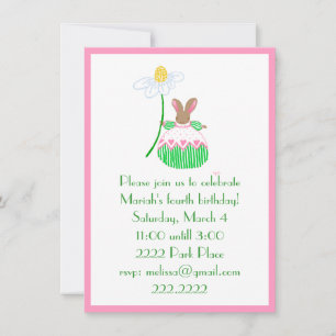 Invitación de Fifi Bunny