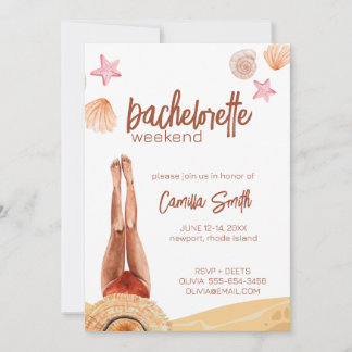 Invitación de fin de semana a Beach Bachelorette P