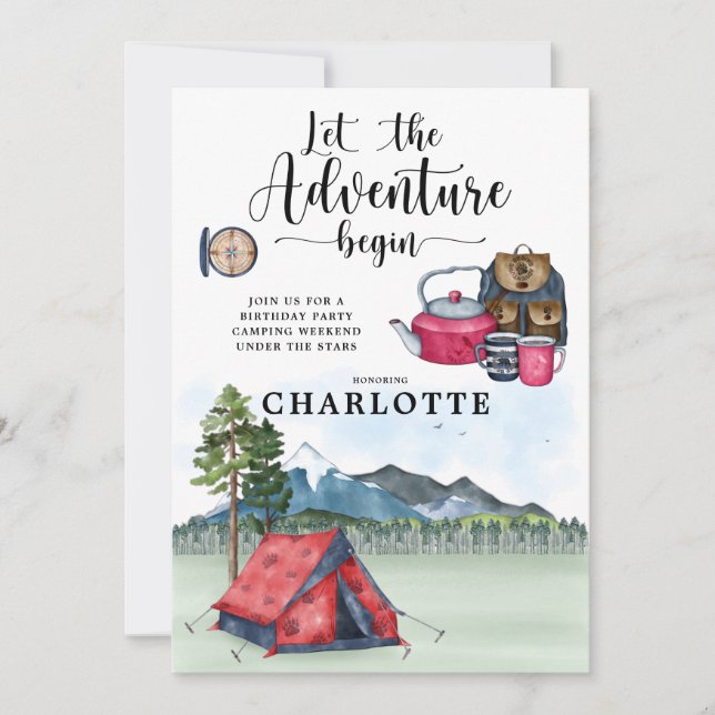 Invitación de fin de semana de Chica de partido de (Anverso)