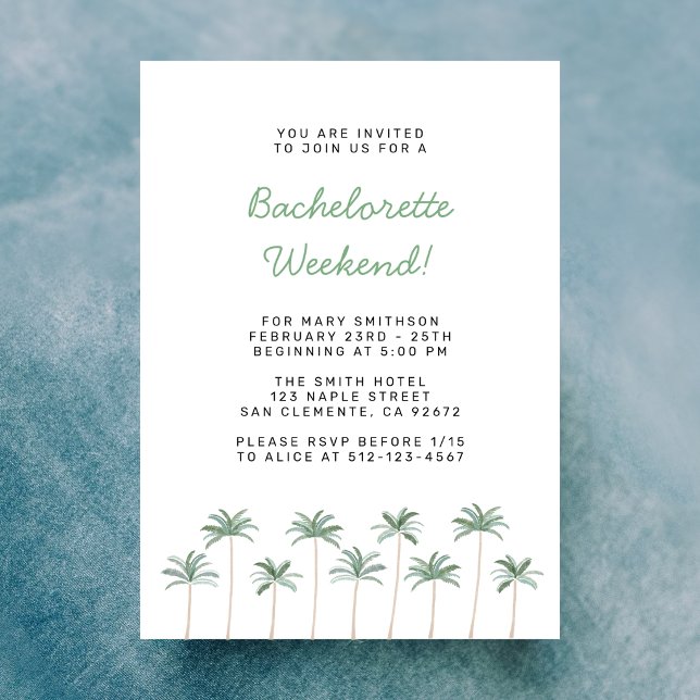 Invitación de fin de semana de despedida de solter (Subido por el creador)