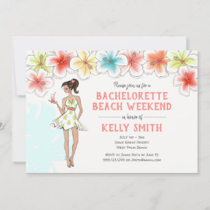 Invitación de fin de semana de escapada a la playa