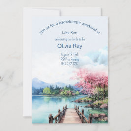 Invitación de fin de semana en el lago Bachelorett