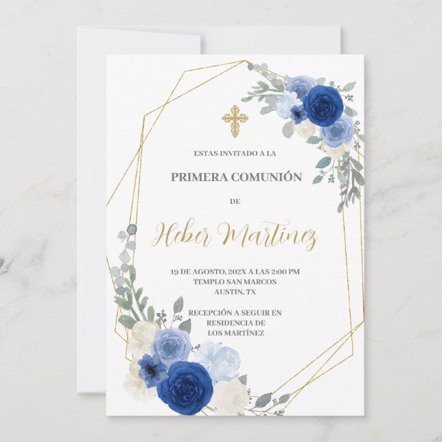 Invitación de First Community Boy (Anverso)