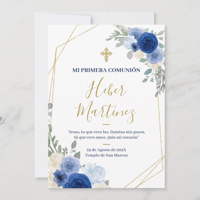 Invitación de First Community Boy (Anverso)