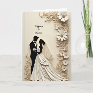 ✨ Invitación de Flor de Papel para Boda ✨