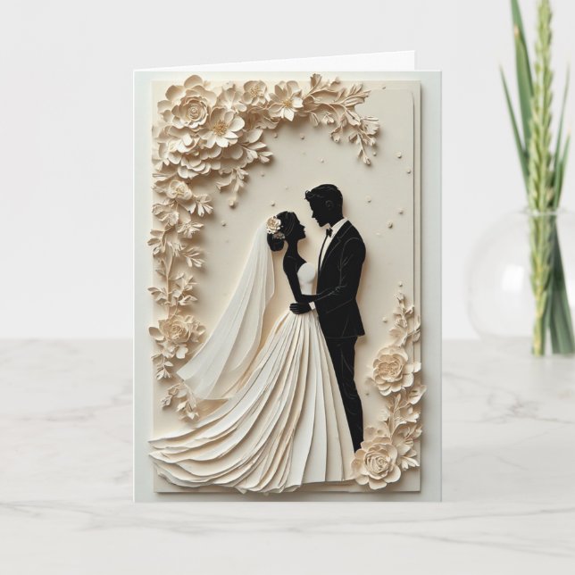 ✨ Invitación de Flor de Papel para Ceremonia Román (Anverso)