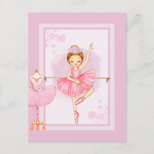 Invitación de flora de bailarina