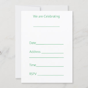 Invitación de flores amarillas para cualquier ocas