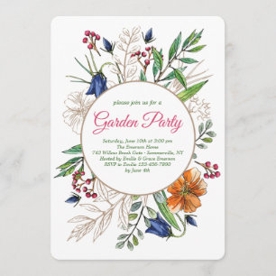 Invitación de Flores de Campo