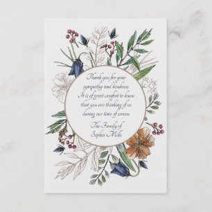 Invitación de Flores de Campo de Simpatía