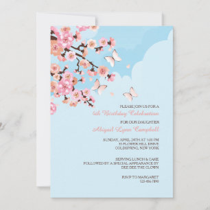 Invitación de Flores de Cerezo