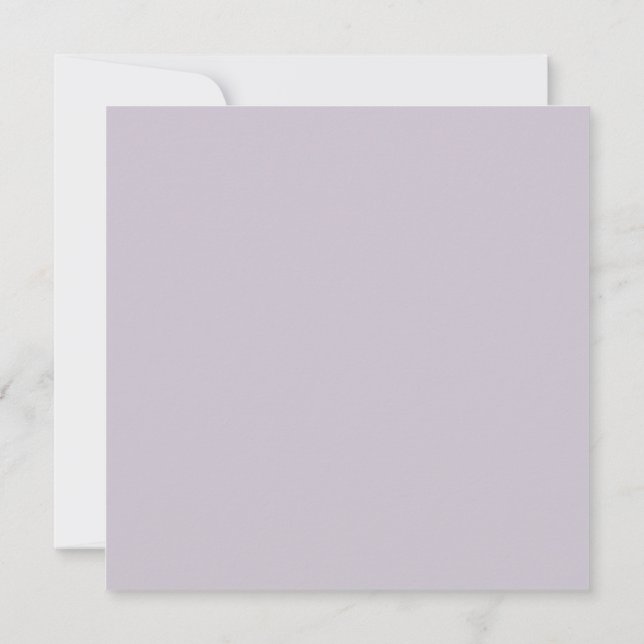 Invitación de flores en blanco (Reverso)