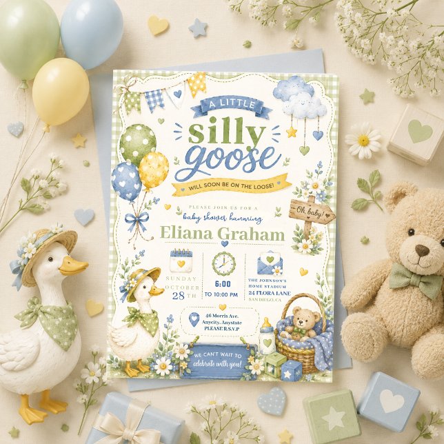 Invitación de flores para baby shower de género ne (Subido por el creador)