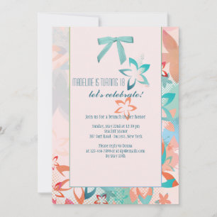 Invitación de flores silvestres