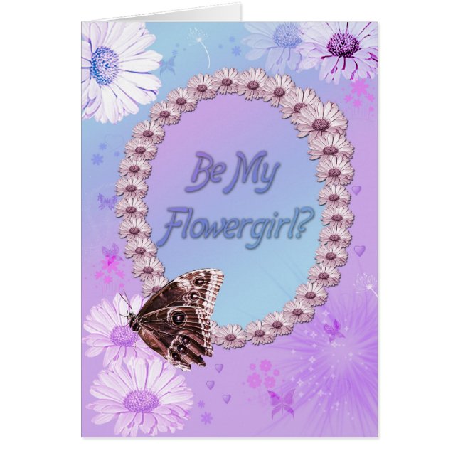 Invitación de Flowergirl (Frente)