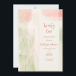 Invitación de Follaje Acuarela<br><div class="desc">Una invitación dibujada a mano con acuarela con colores suaves y látigos de follaje. (Imagen de Freepik). La tarjeta es fácil de personalizar con su texto, fuente y color de fuente. ¿No es exactamente lo que está buscando? Todos nuestros productos pueden ser diseñados a medida para satisfacer sus necesidades sin...</div>