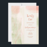 Invitación de Follaje de Acuarela<br><div class="desc">Una invitación dibujada a mano con acuarela con colores suaves y látigos de follaje. (Imagen de Freepik). La tarjeta es fácil de personalizar con su texto, fuente y color de fuente. ¿No es exactamente lo que está buscando? Todos nuestros productos pueden ser diseñados a medida para satisfacer sus necesidades sin...</div>