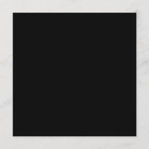 Invitación de fondo de color sólido negro