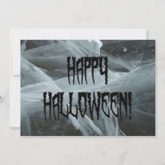 Invitación de fondo de halloween y eerie Leg Leg