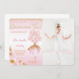Invitación de foto de bailarina