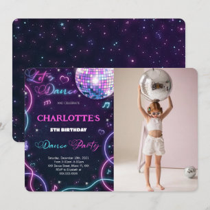 Invitación de foto de baile