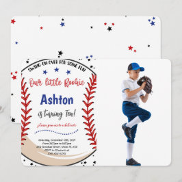 Invitación de foto de béisbol