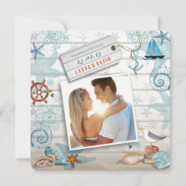 Invitación de Foto de Boda | Playa Náutica
