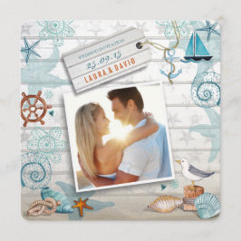 Invitación de Foto de Boda | Playa Náutica