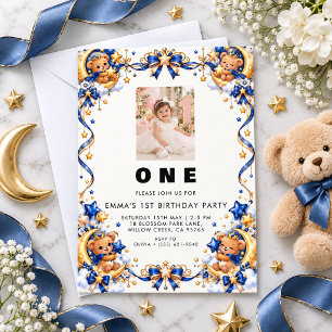 Invitación de foto de cumpleaños de hada caprichos