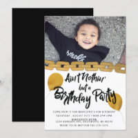 Invitación de foto de cumpleaños de Hip Hop