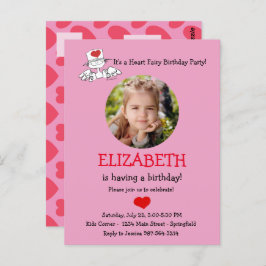 Invitación de foto de cumpleaños de la Hada del Co