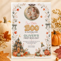 Invitación de foto de cumpleaños número 1 de Our L
