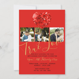 Invitación de foto de DIAMANTE para 40º Aniversari