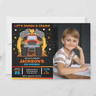 Invitación de Foto de Fiesta de Cumpleaños de Cami