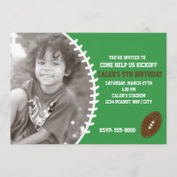 Invitación de foto de fiesta de cumpleaños linda d