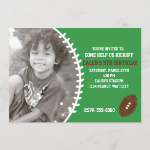 Invitación de foto de fiesta de cumpleaños linda d