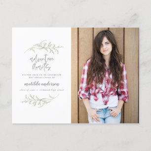 invitación de foto de fiesta de graduación La aven