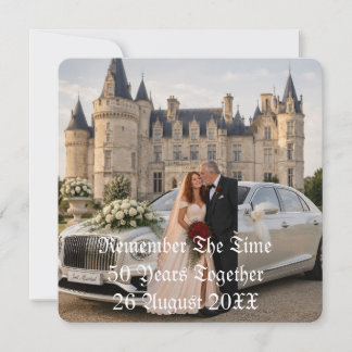 Invitación de Foto de Fiesta Sorpresa de Bodas de