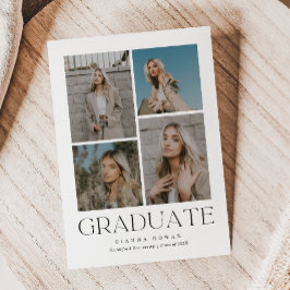 Invitación de foto de graduación de grado de grado