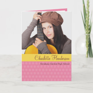 Invitación de foto de graduación de personalizado 