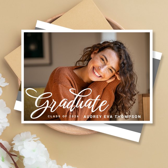 Invitación de foto de graduado de Bounce (Subido por el creador)