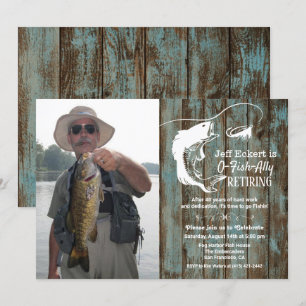 Invitación de Foto de Jubilación de Pesca