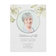 Invitación de Foto de Lirio Floral para Celebració