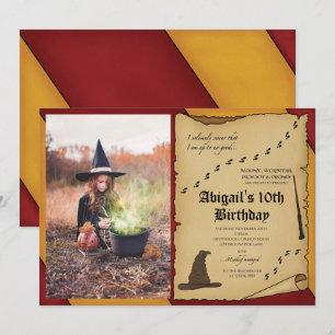 Invitación de Foto de Magia